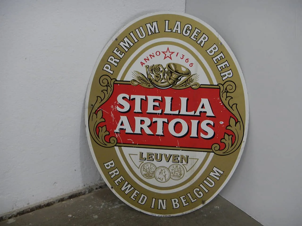 Targa Bifacciale francese Stella Artois, 1970 4