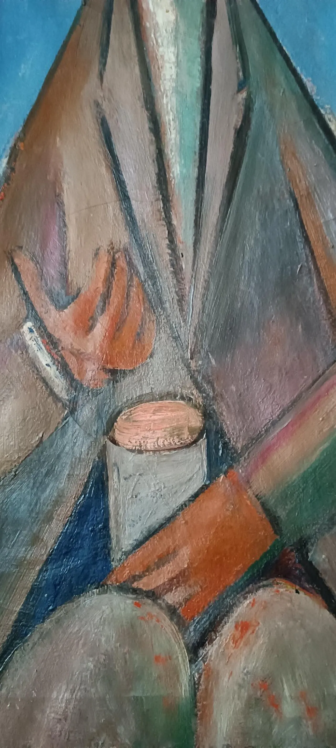 Oil on canvas by Ferruccio Ferri, 1940s 9