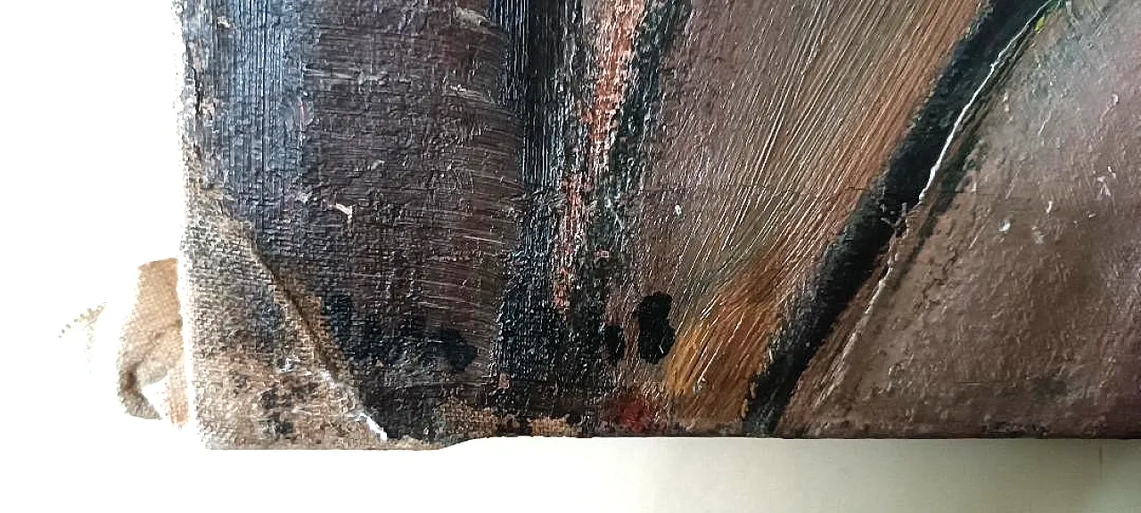 Oil on canvas by Ferruccio Ferri, 1940s 10