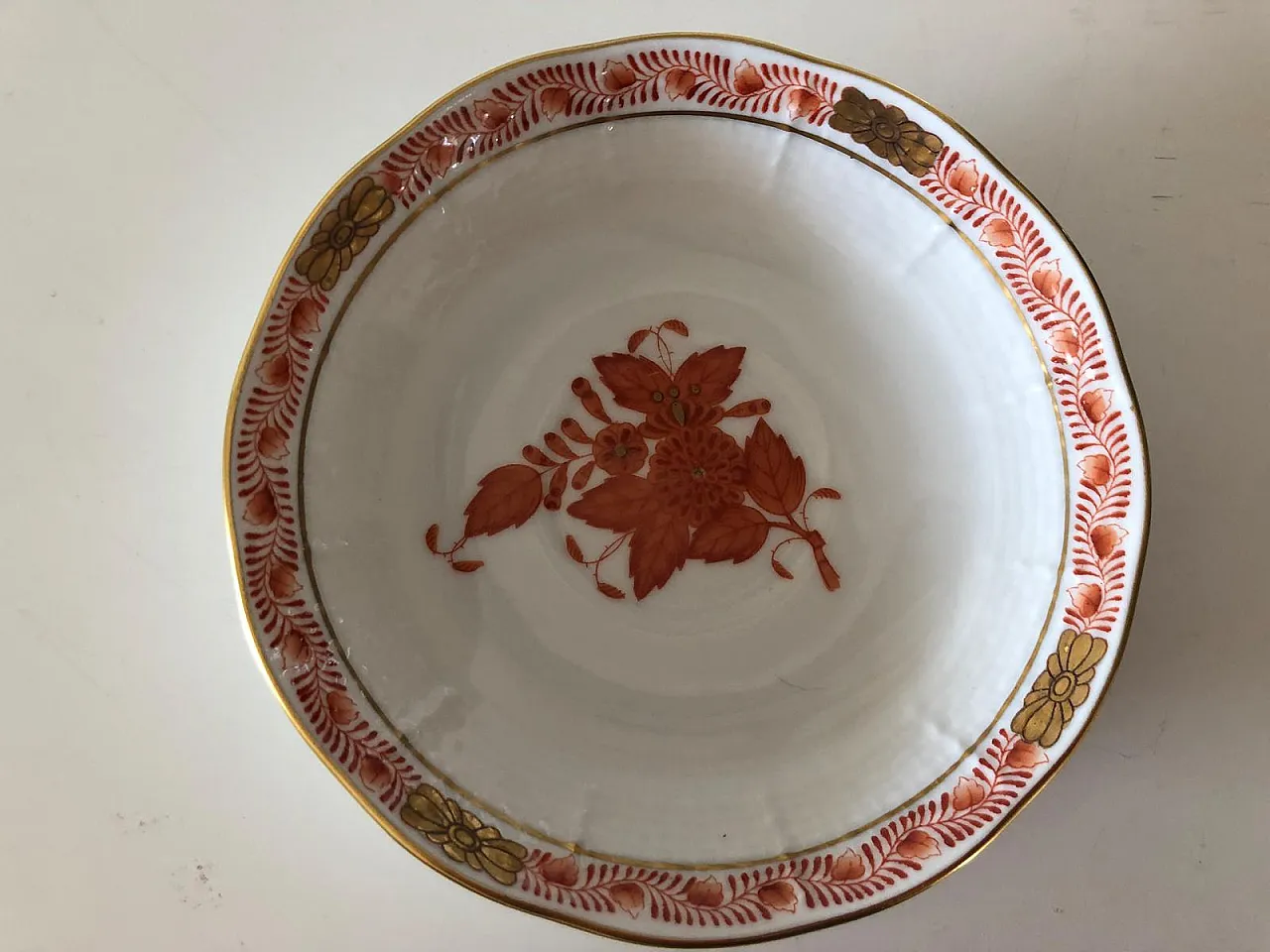 Herend, coffee cups with sugar, dairy and tray, 80s 3