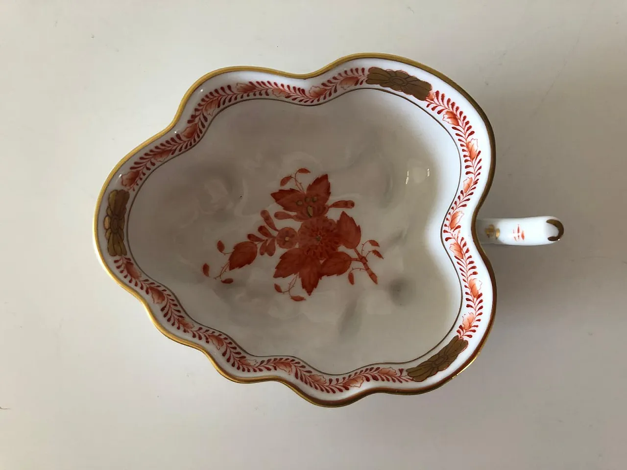 Herend, coffee cups with sugar, dairy and tray, 80s 8