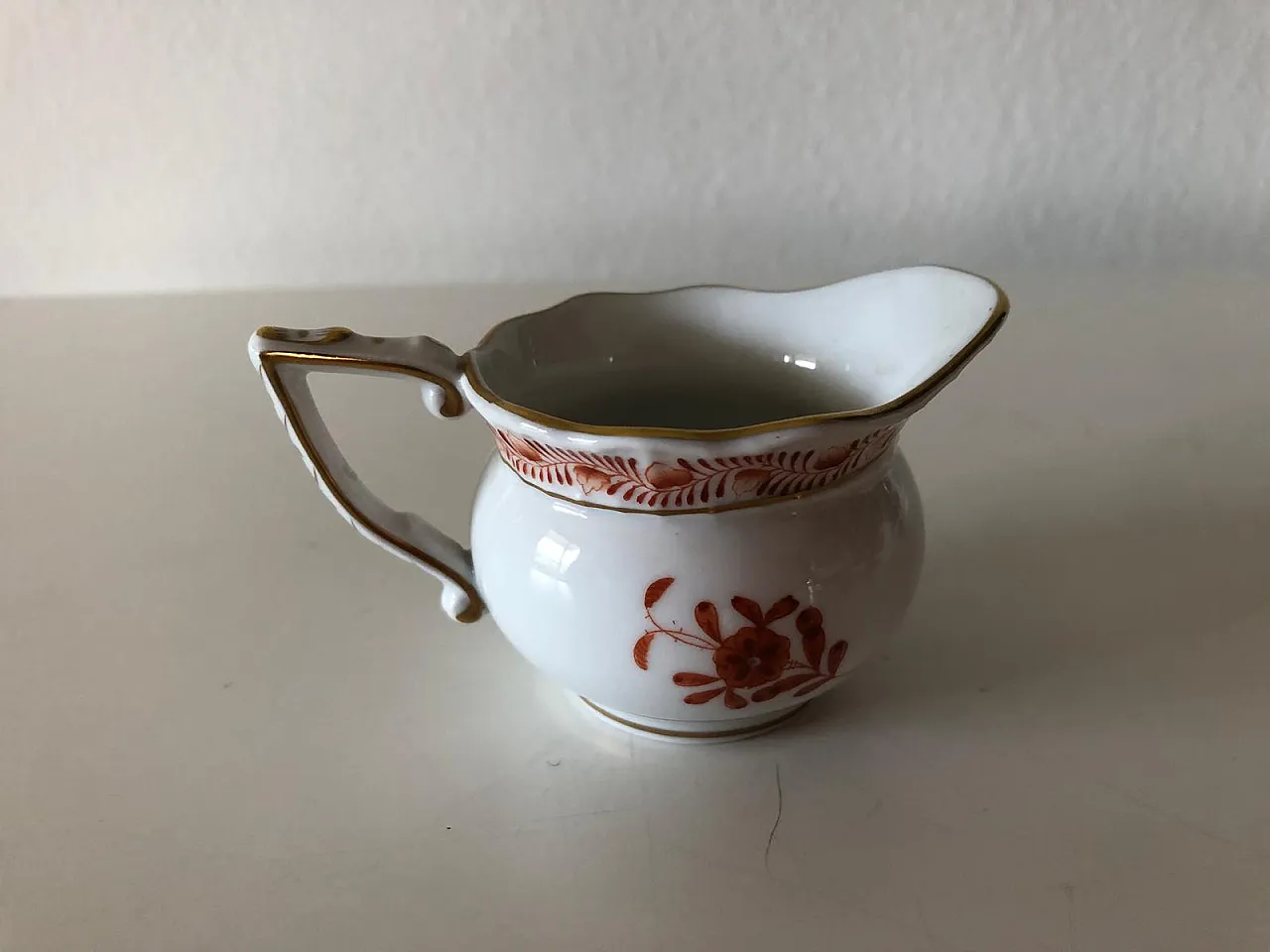 Herend, coffee cups with sugar, dairy and tray, 80s 10