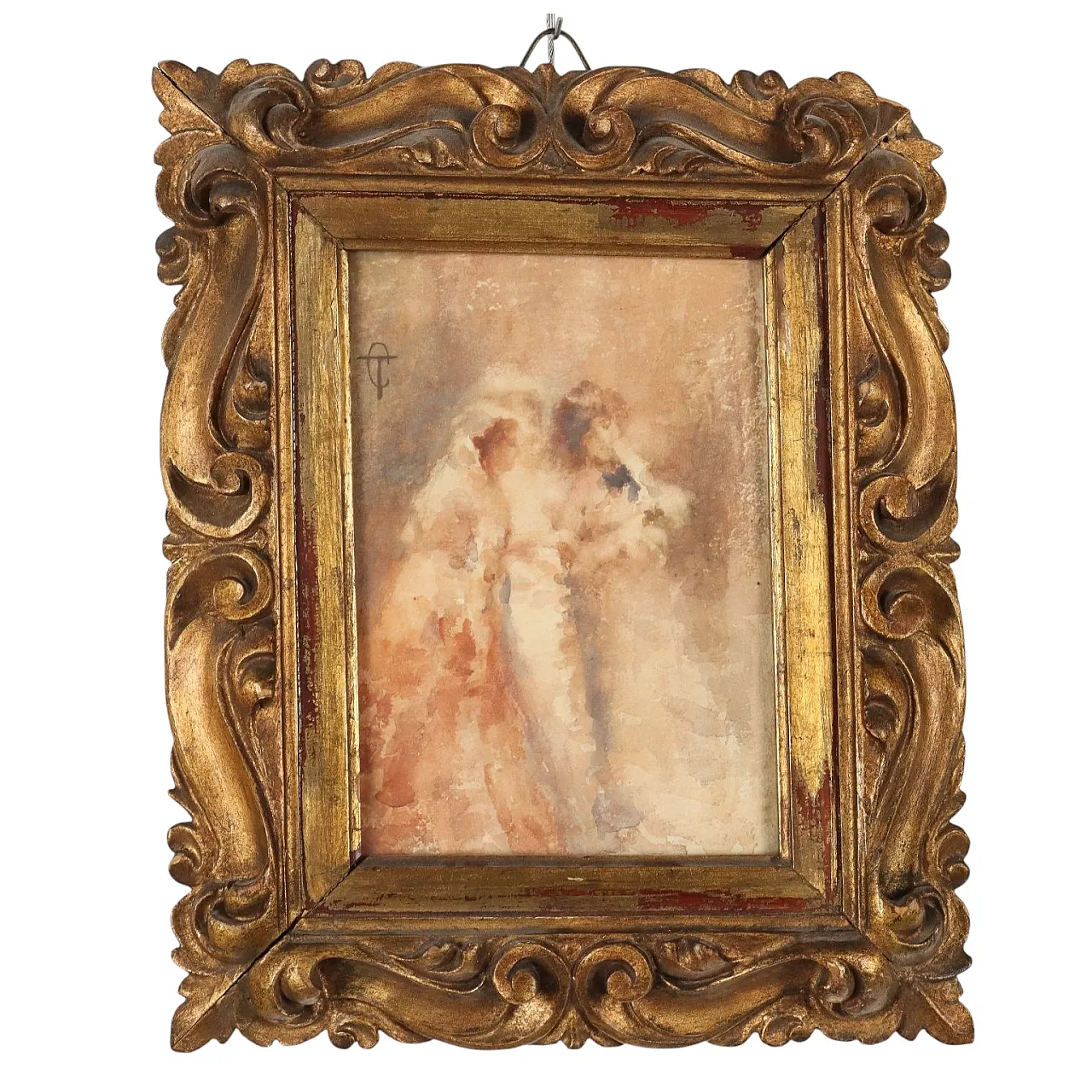 Dipinto di Tranquillo Cremona, acquerello, '800 1