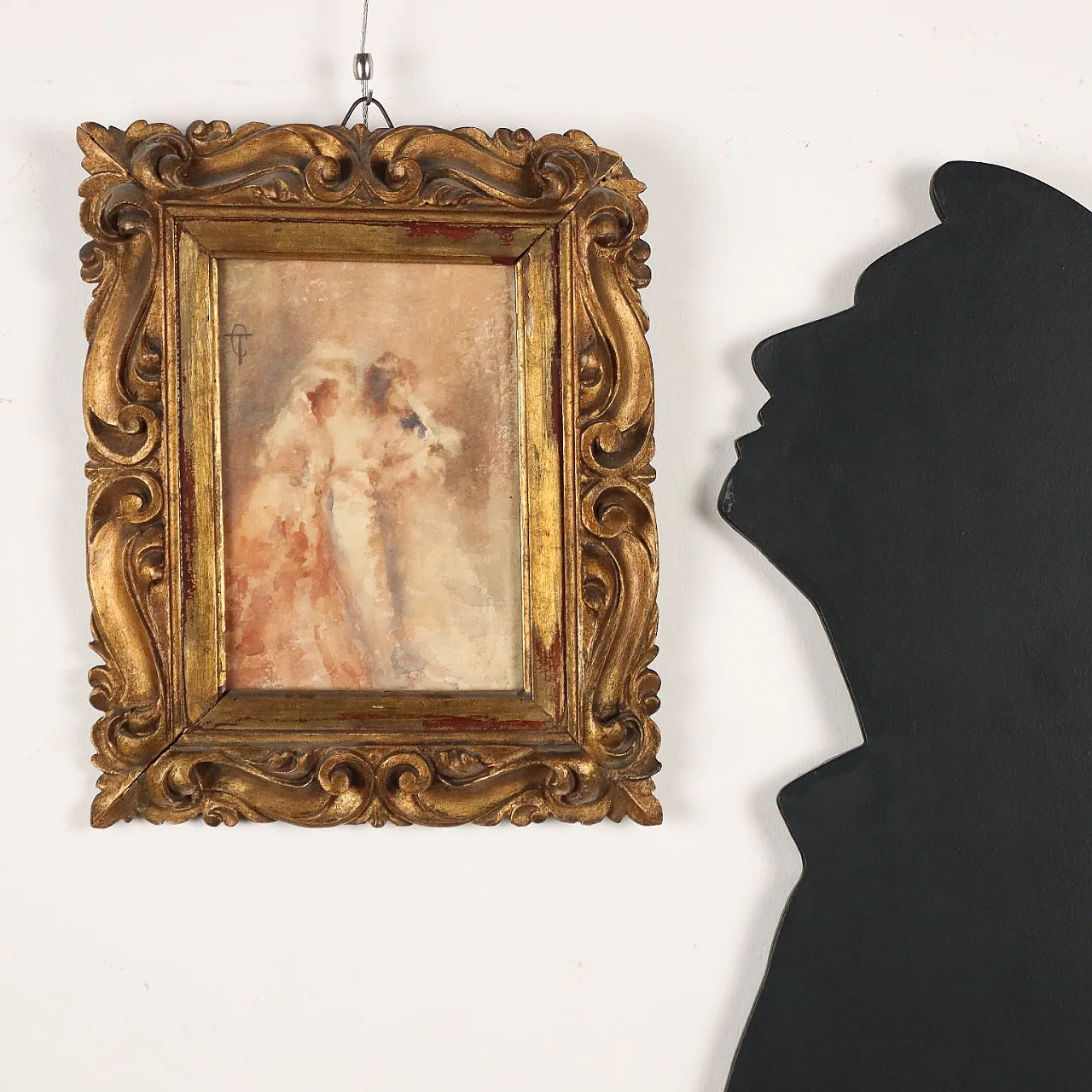 Dipinto di Tranquillo Cremona, acquerello, '800 2