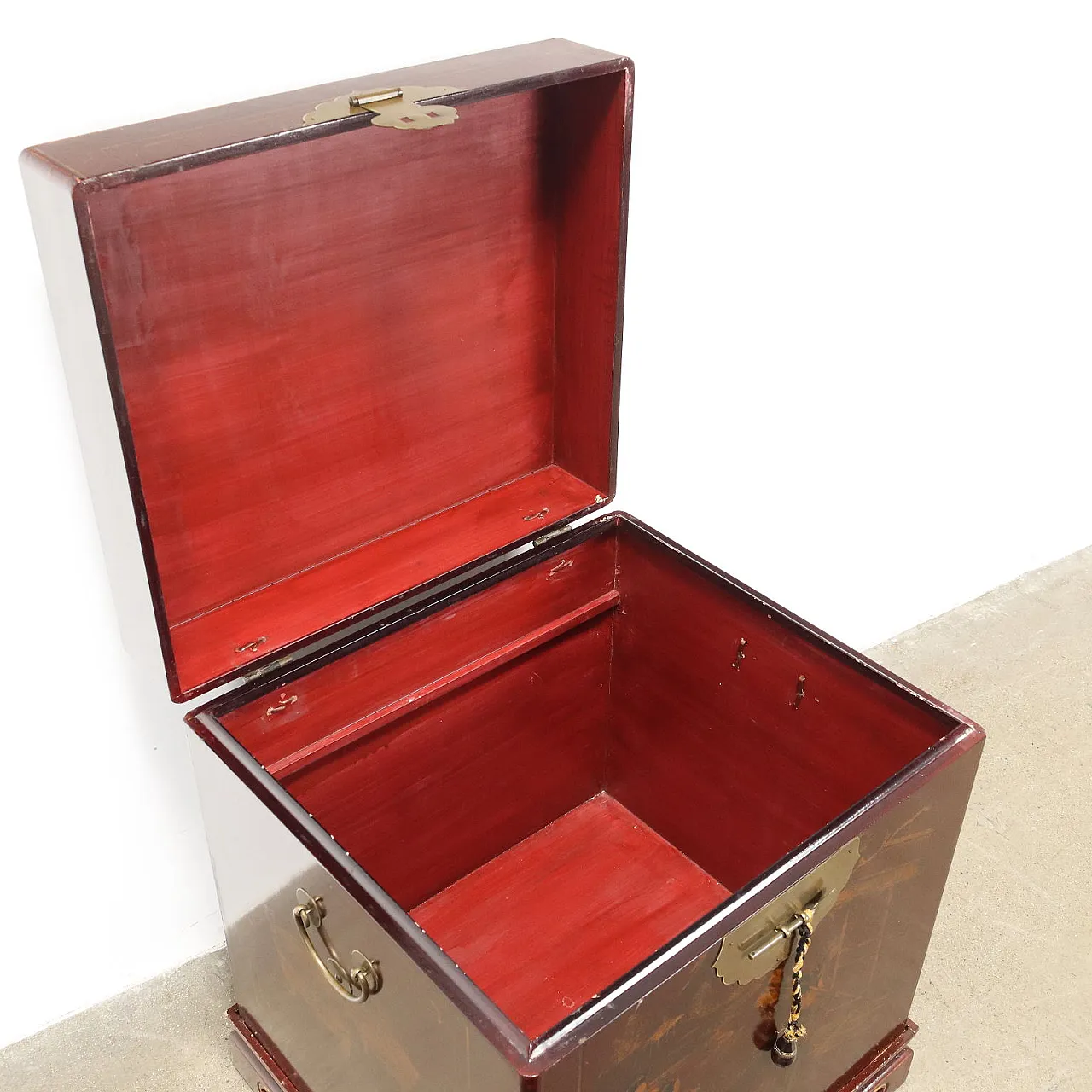 Bauletto cinese in legno, metà '900 3