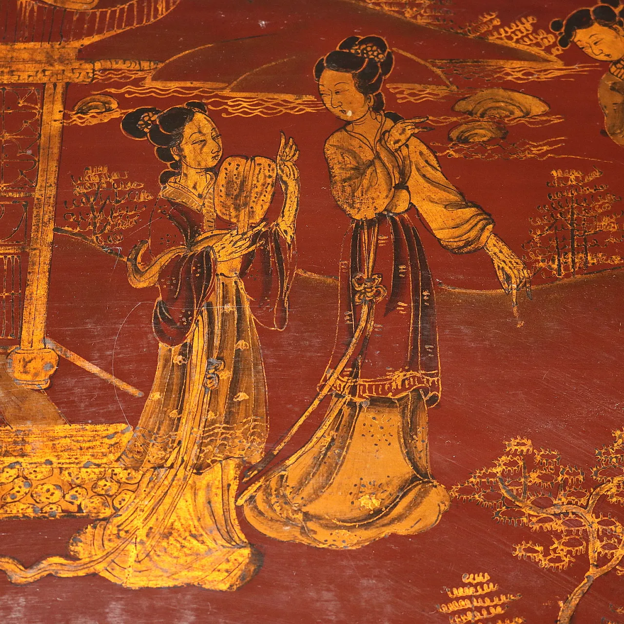 Bauletto cinese in legno, metà '900 5