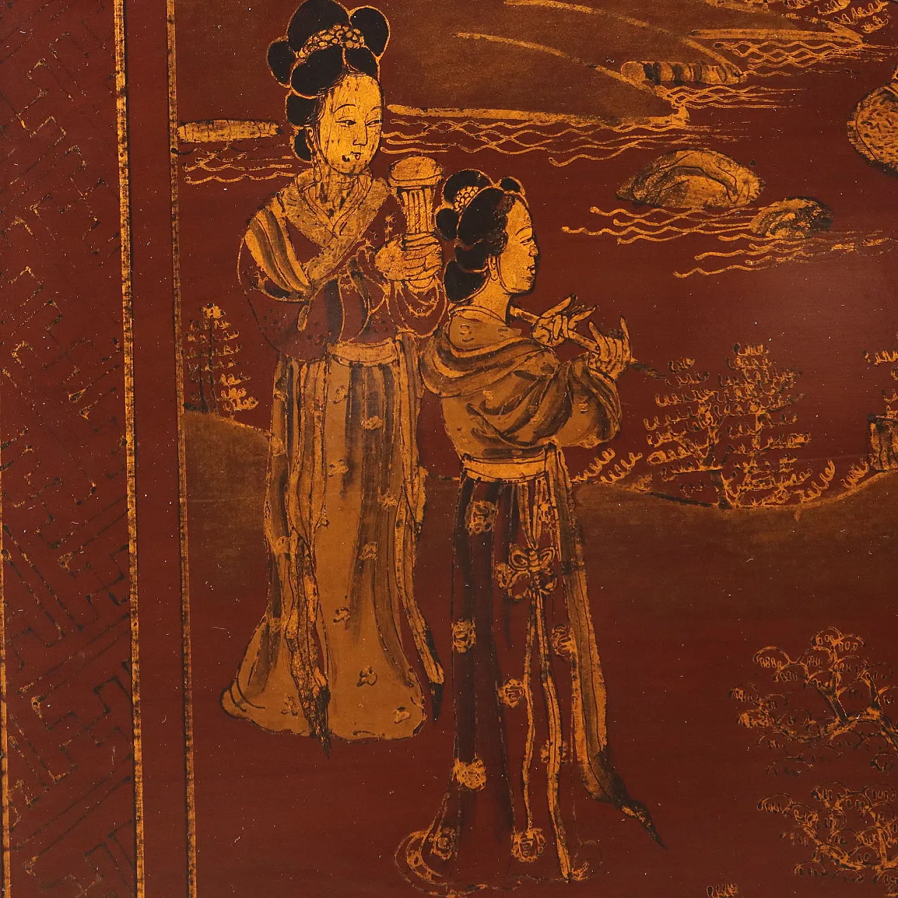 Bauletto cinese in legno, metà '900 8