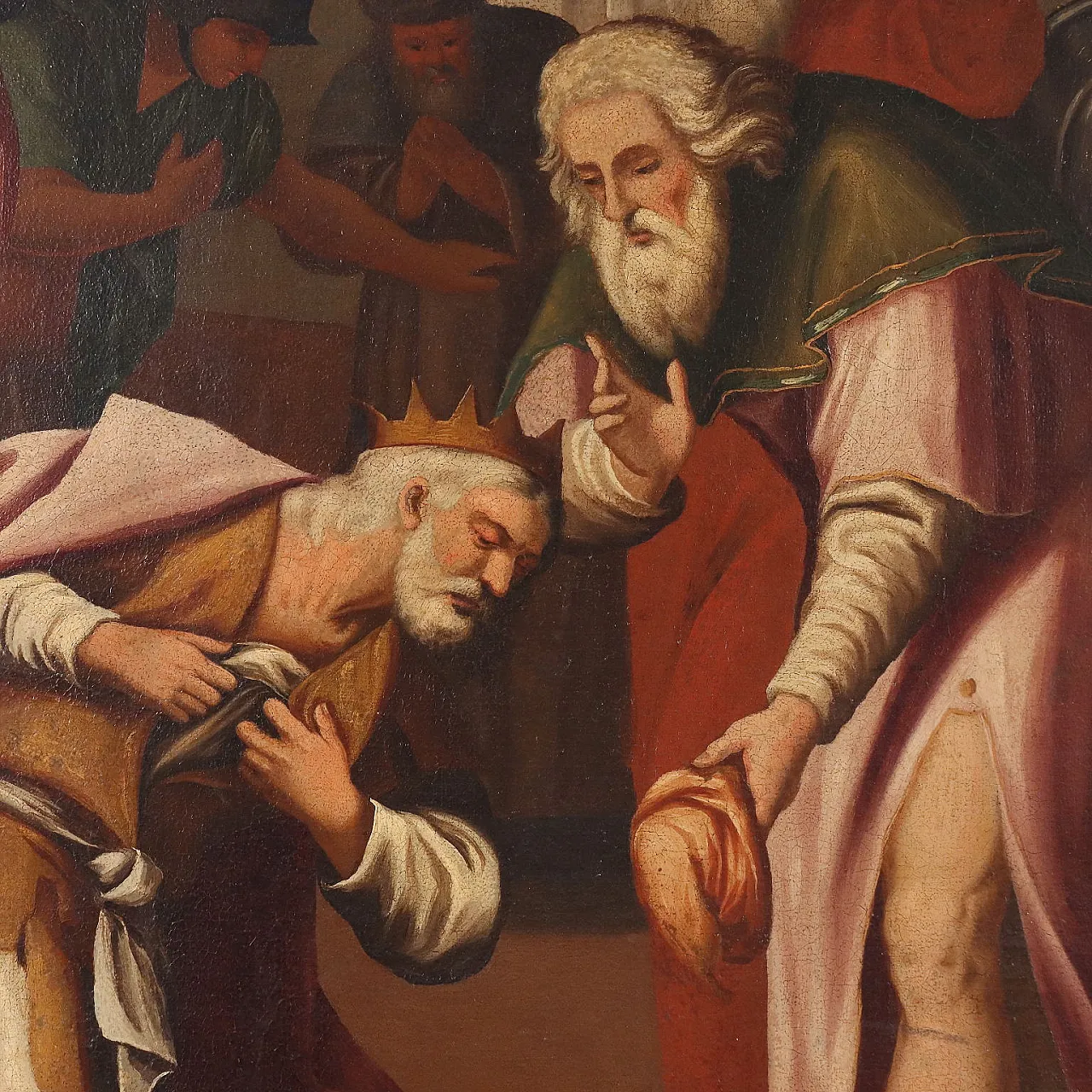 Scene of a King's Repentance, oil on canvas, 17th century 4
