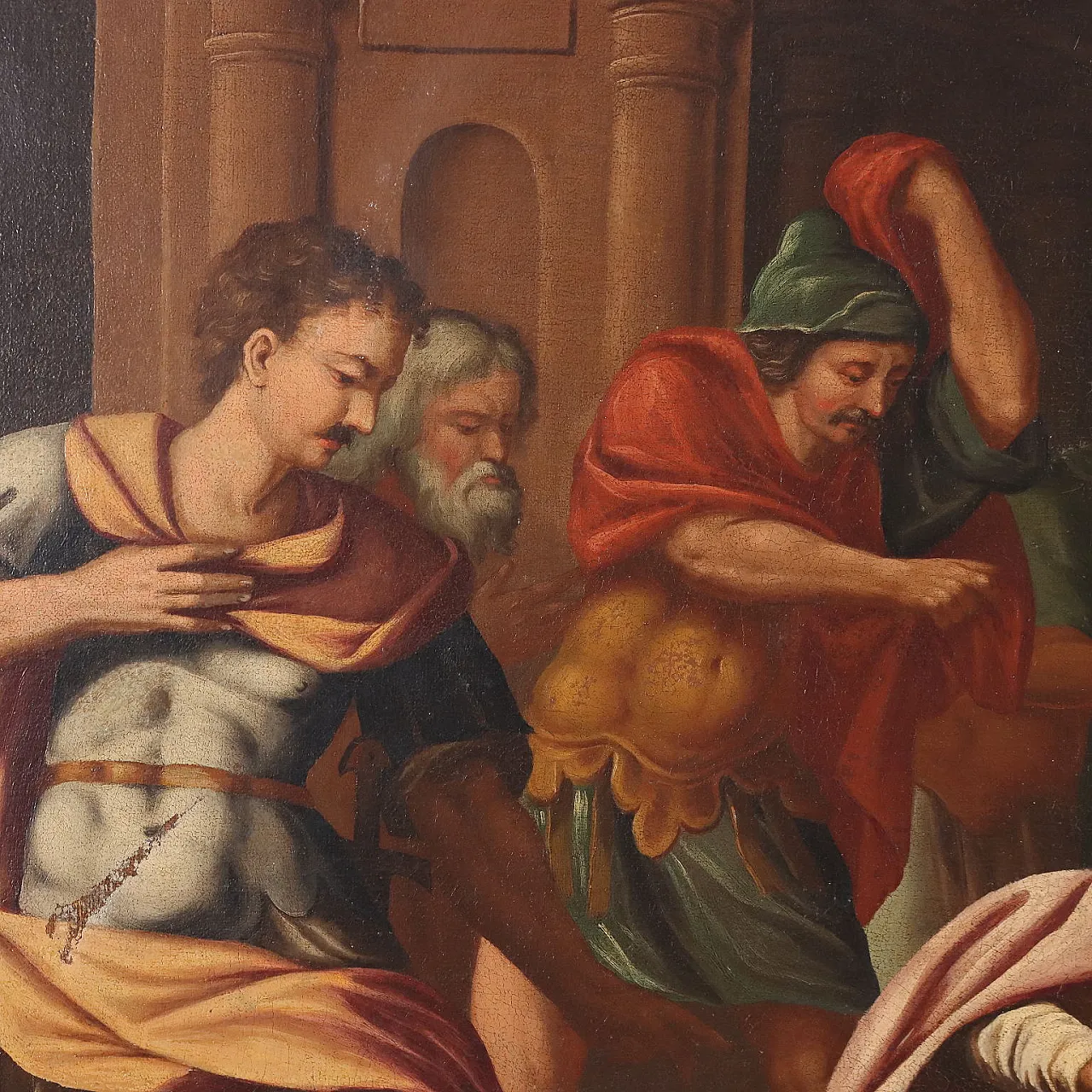 Scene of a King's Repentance, oil on canvas, 17th century 6