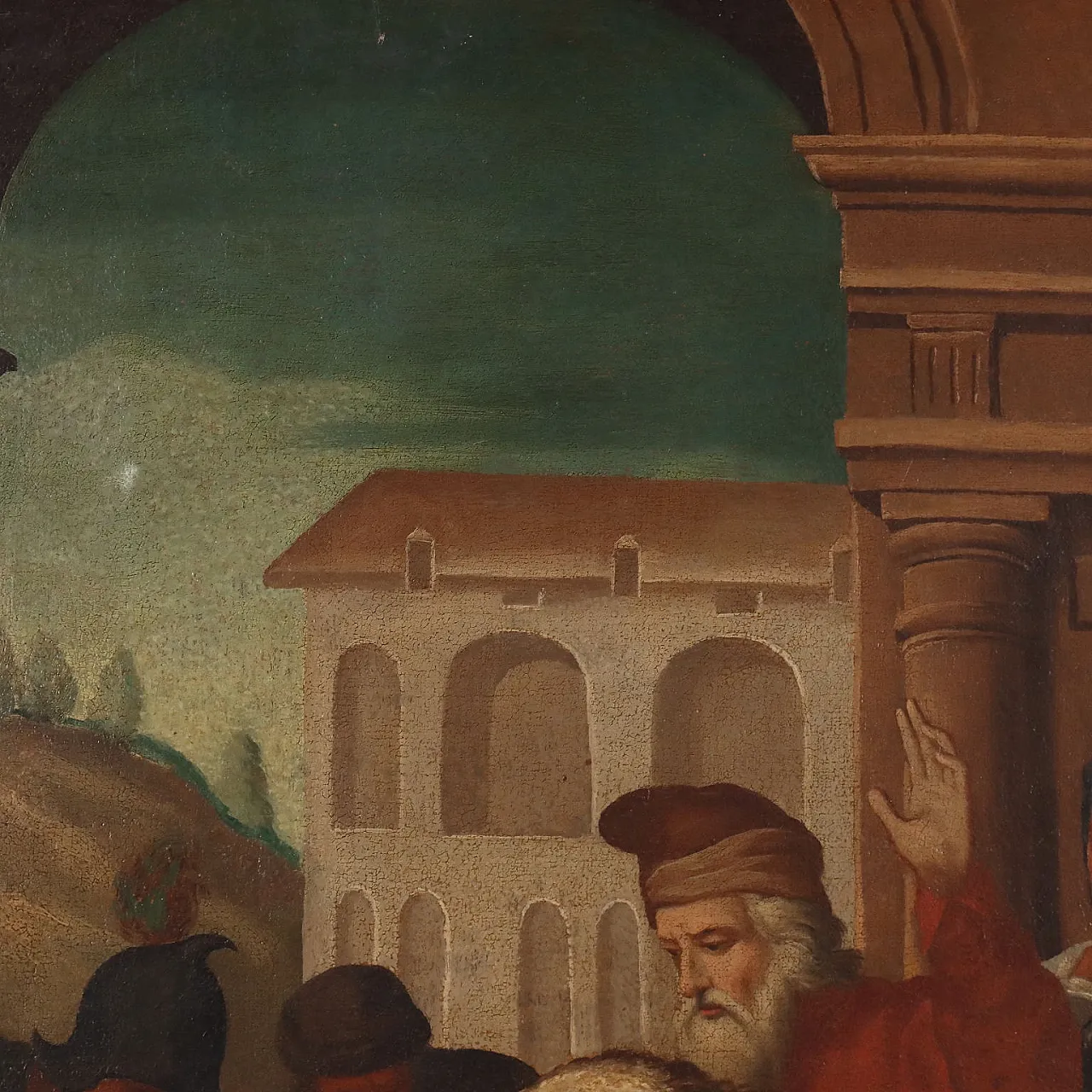 Scene of a King's Repentance, oil on canvas, 17th century 8