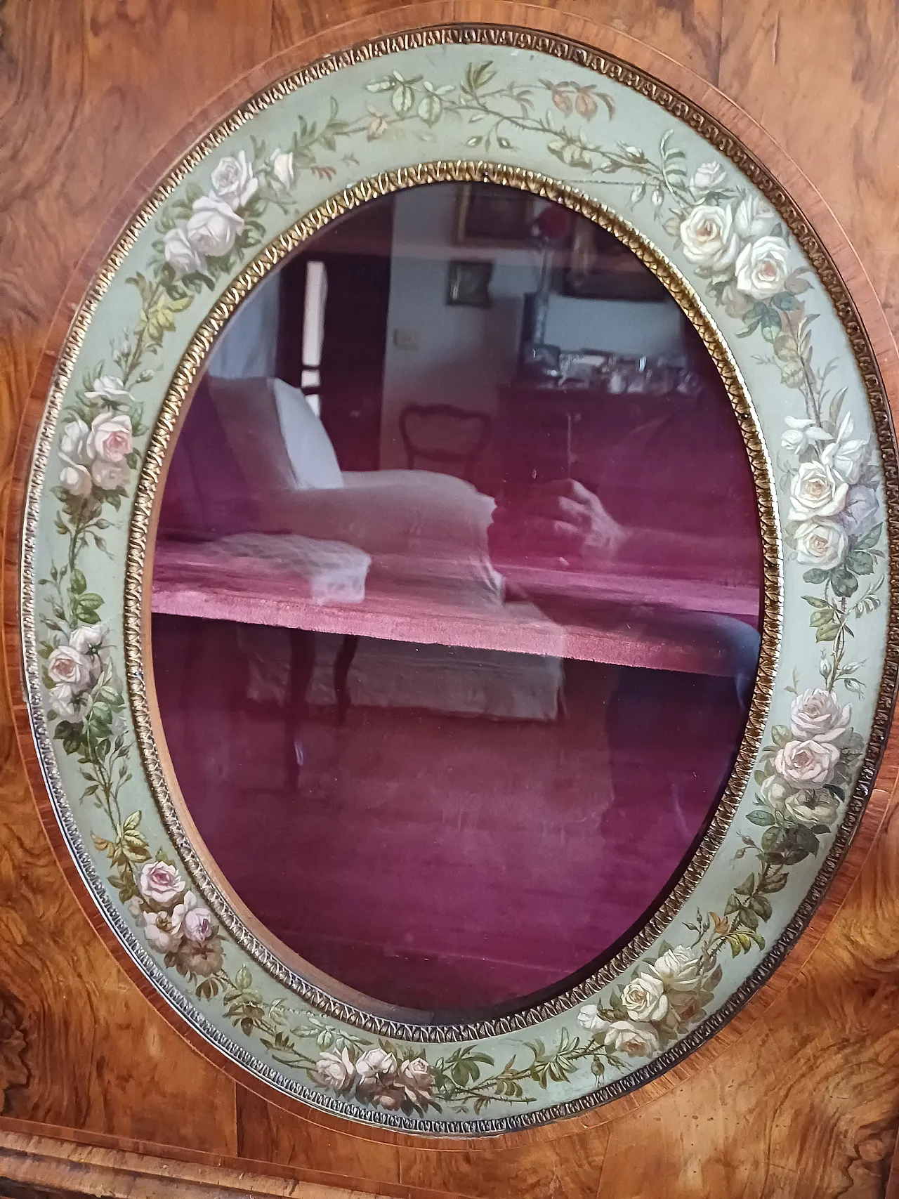 Credenza a due ante a vetro stile vittoriano, '800 9