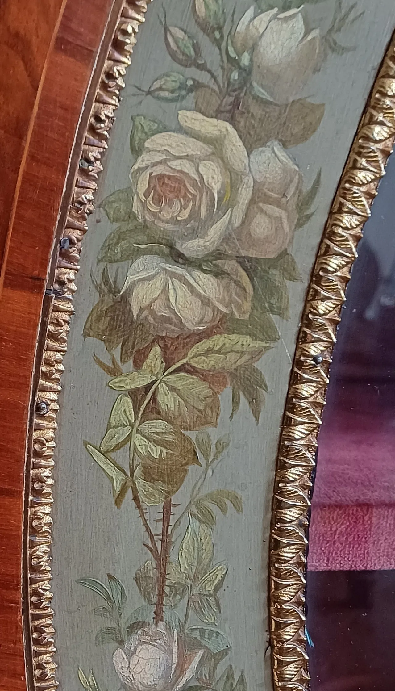 Credenza a due ante a vetro stile vittoriano, '800 11