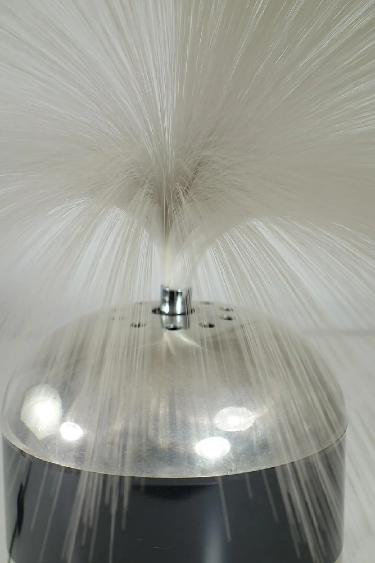 Lampada da tavolo Space Age in fibra ottica, anni '60 2