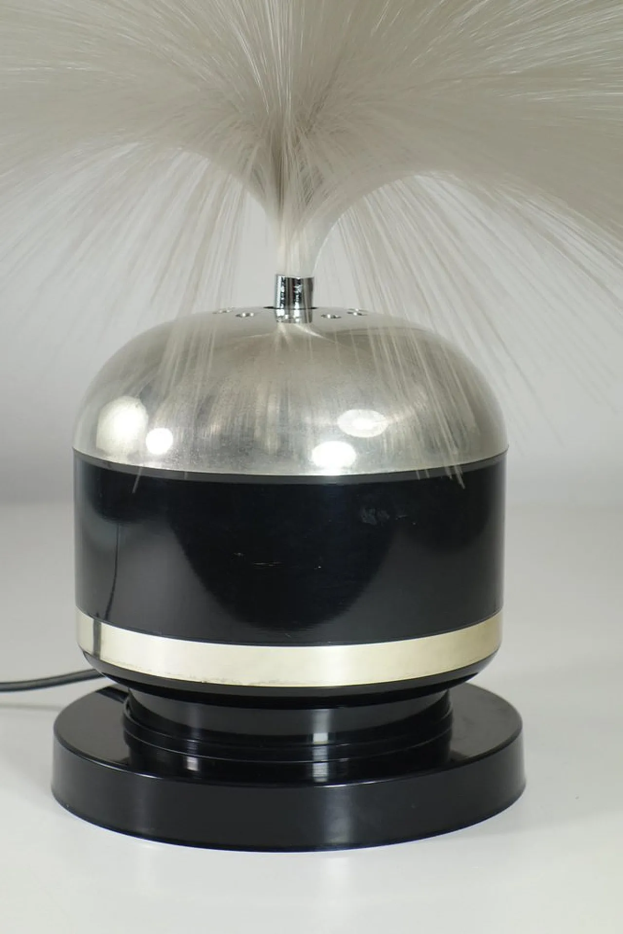 Lampada da tavolo Space Age in fibra ottica, anni '60 3