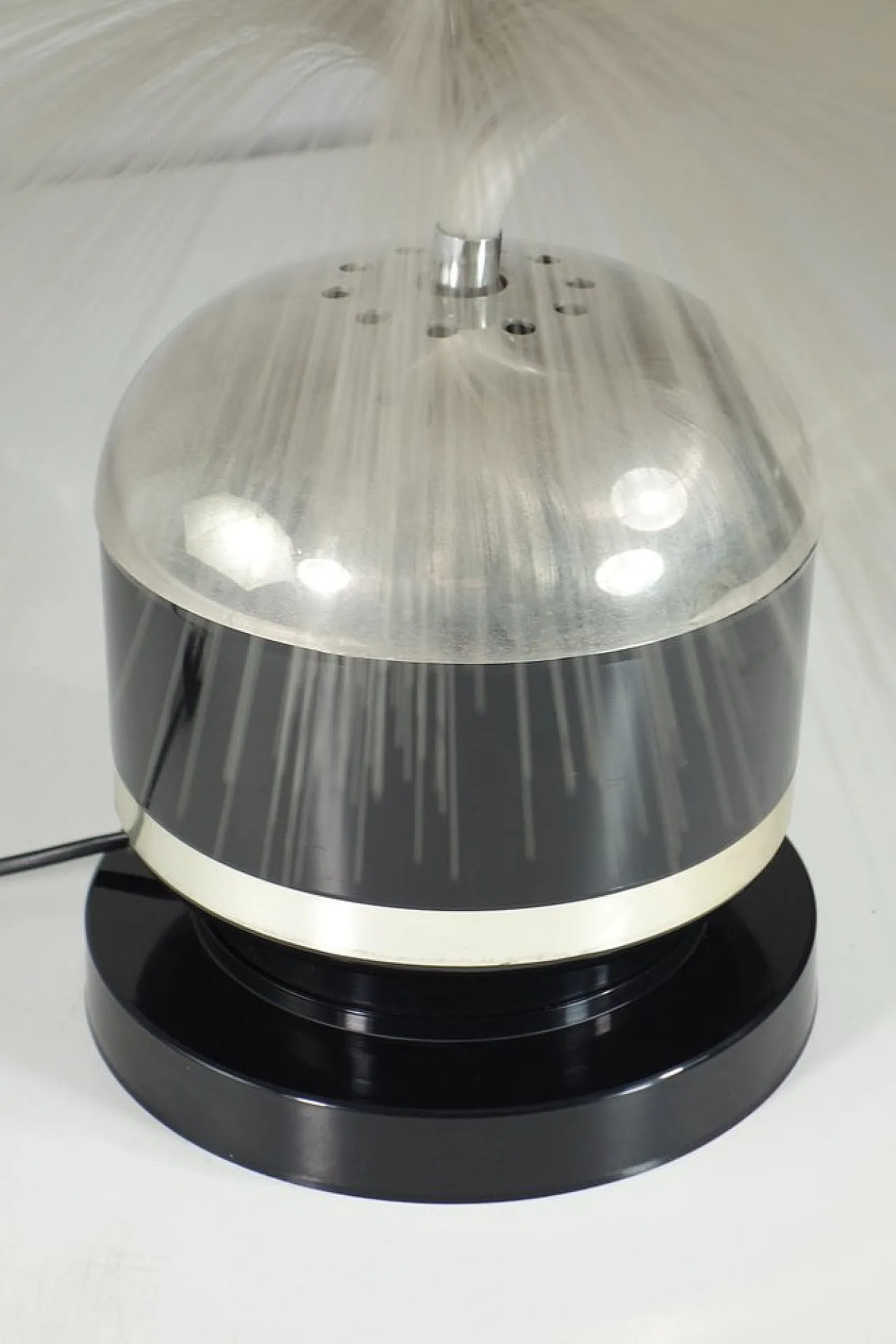 Lampada da tavolo Space Age in fibra ottica, anni '60 5
