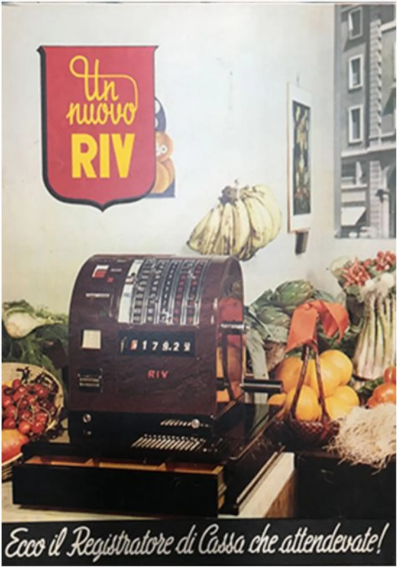RIV cash register, Turin 40s 10