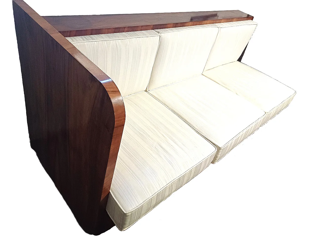 Divano letto contenitore Art Decò, anni '40 3