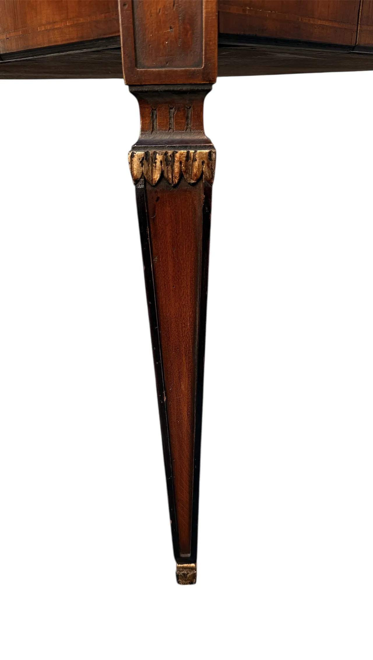 Game and dining table inlaid with chairs, 50s 8