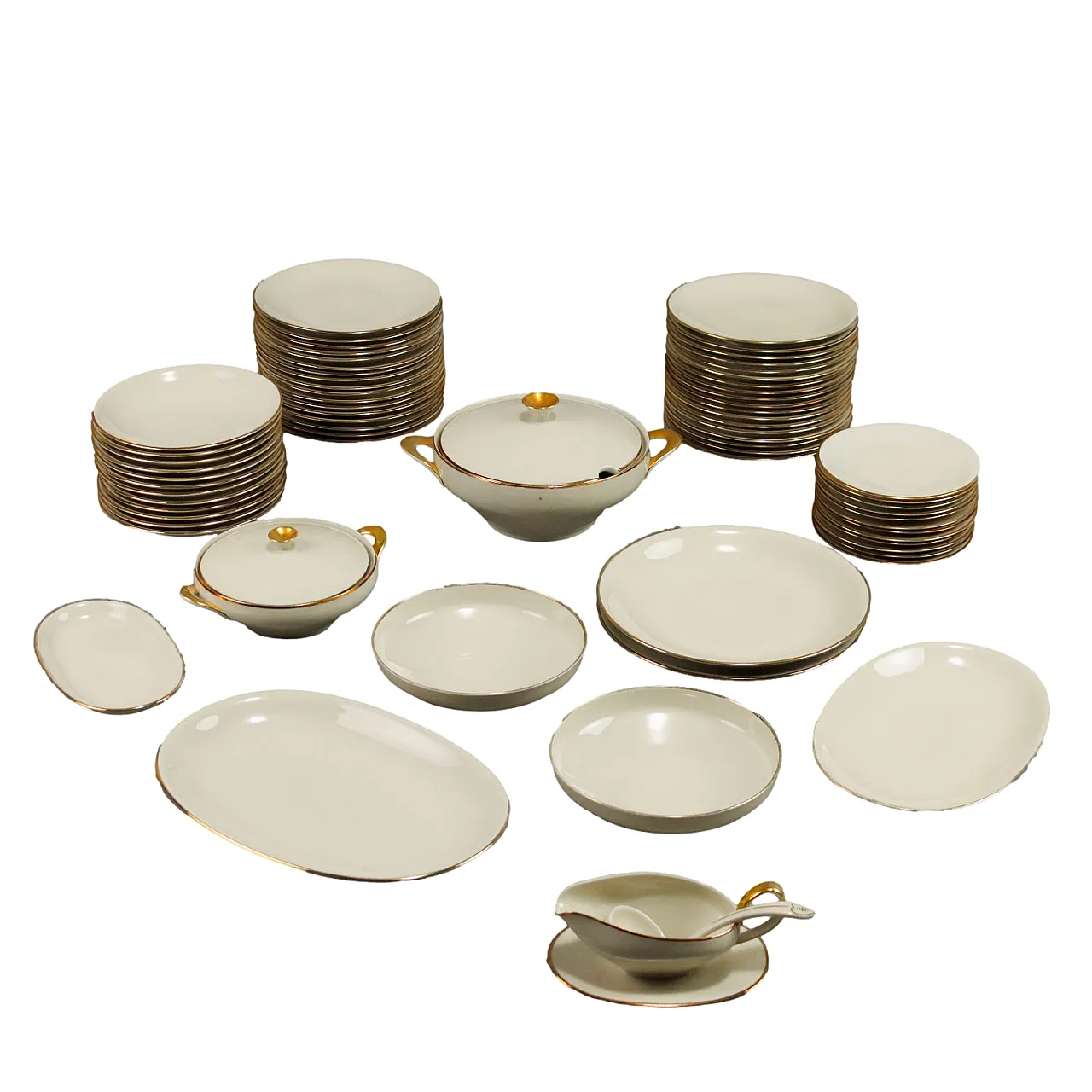 Servizio di piatti in porcellana di Bavaria Zeh Scherzer, '900 1