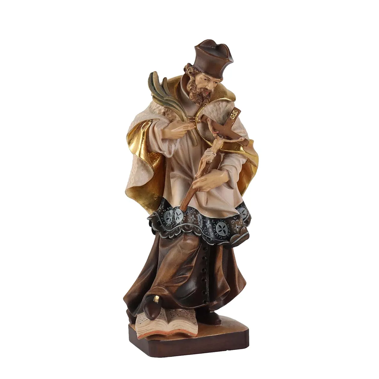 Sculpture of St John of Nepomuk of Pema Val Gardena, 20th century 1