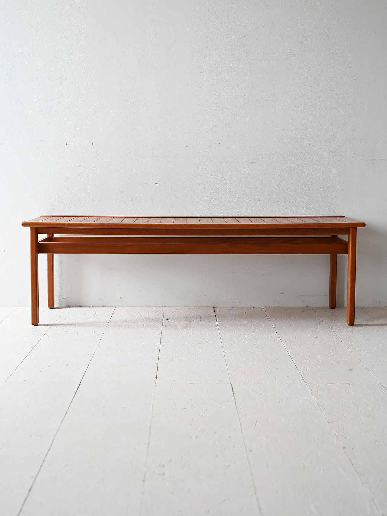Scandinavian bench 1960s in Teak 2