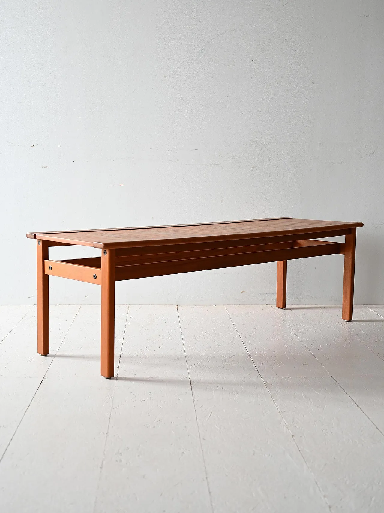 Scandinavian bench 1960s in Teak 3