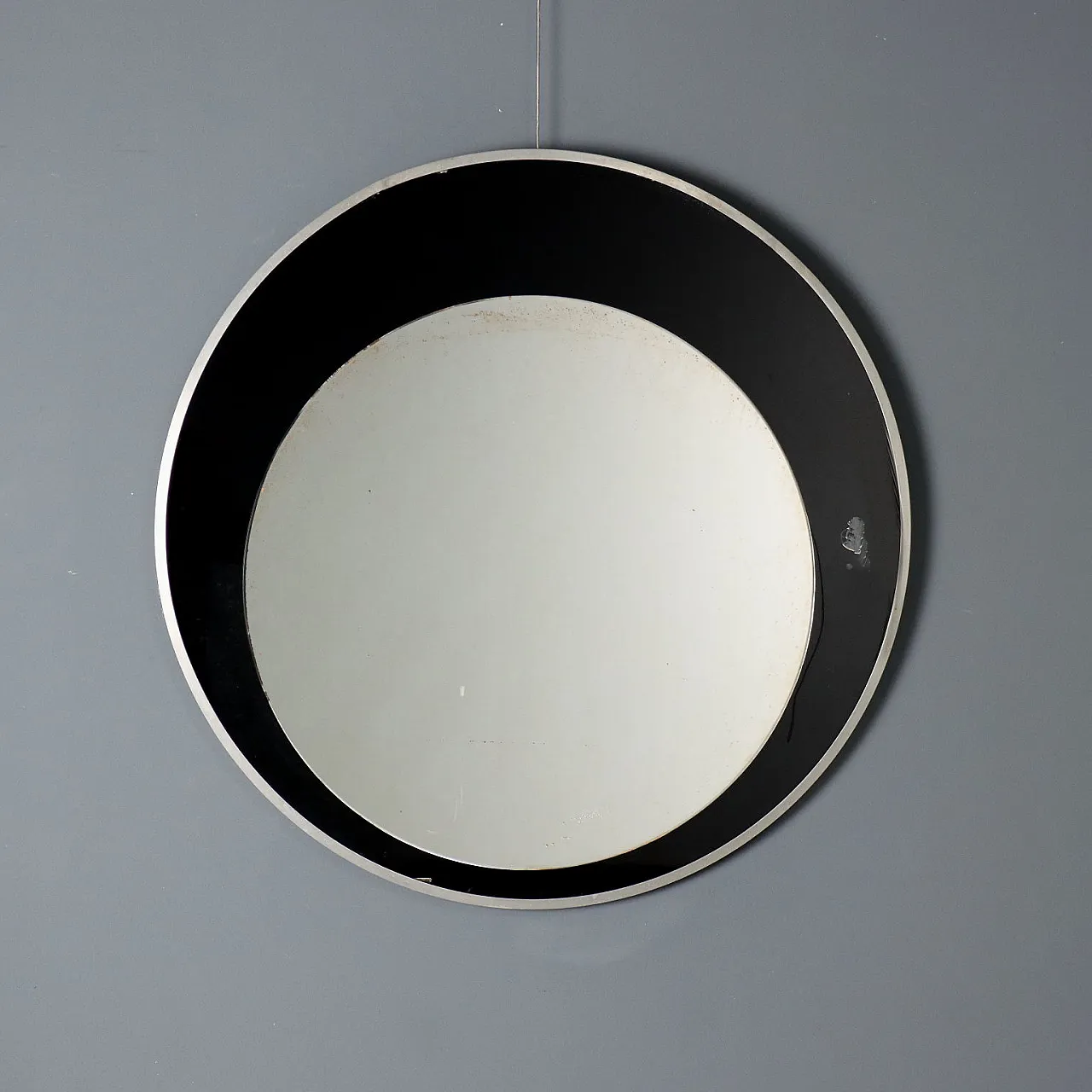 Specchio di forma rotonda, fine '900 1