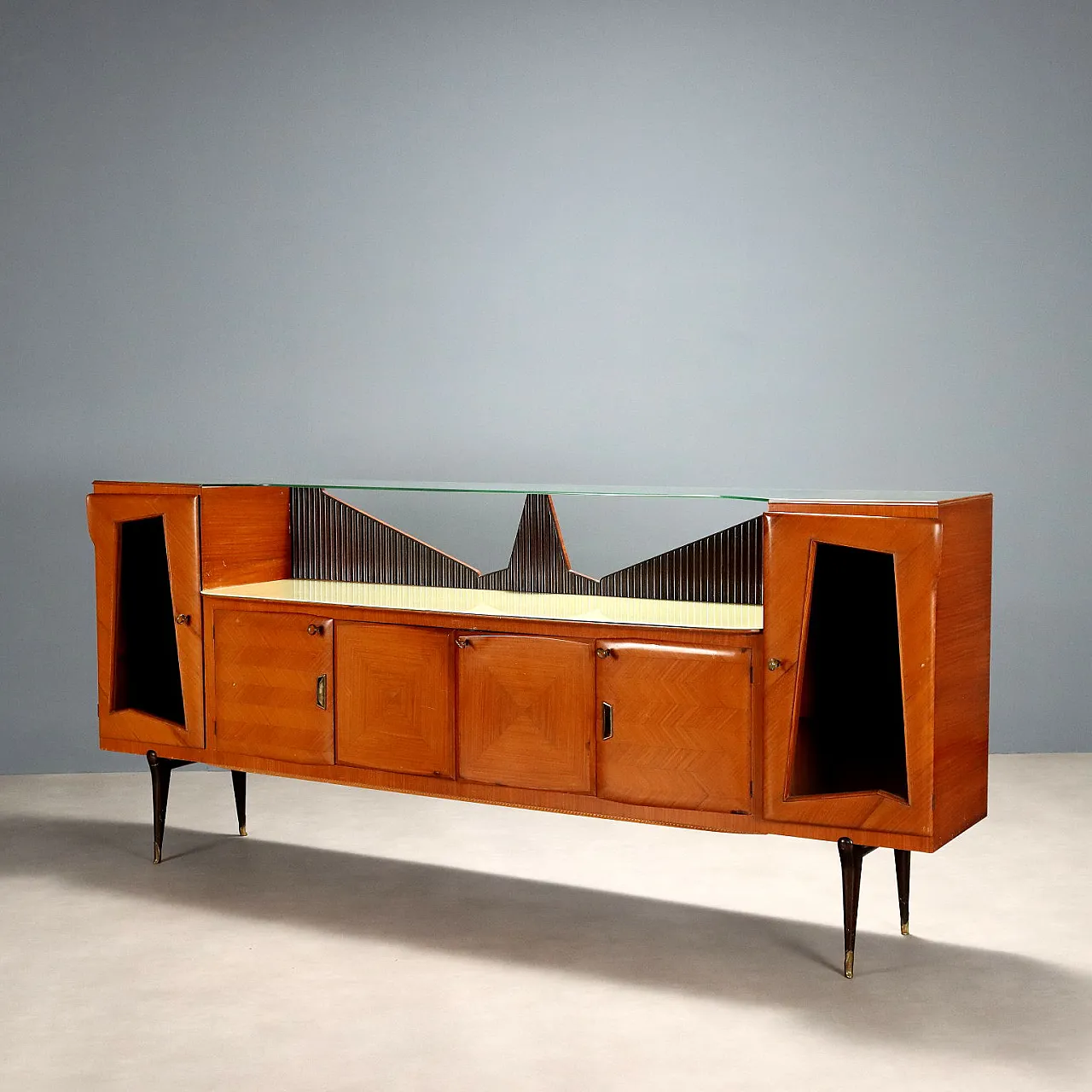 Mobile in legno impiallacciato ed esotico, anni '50 1