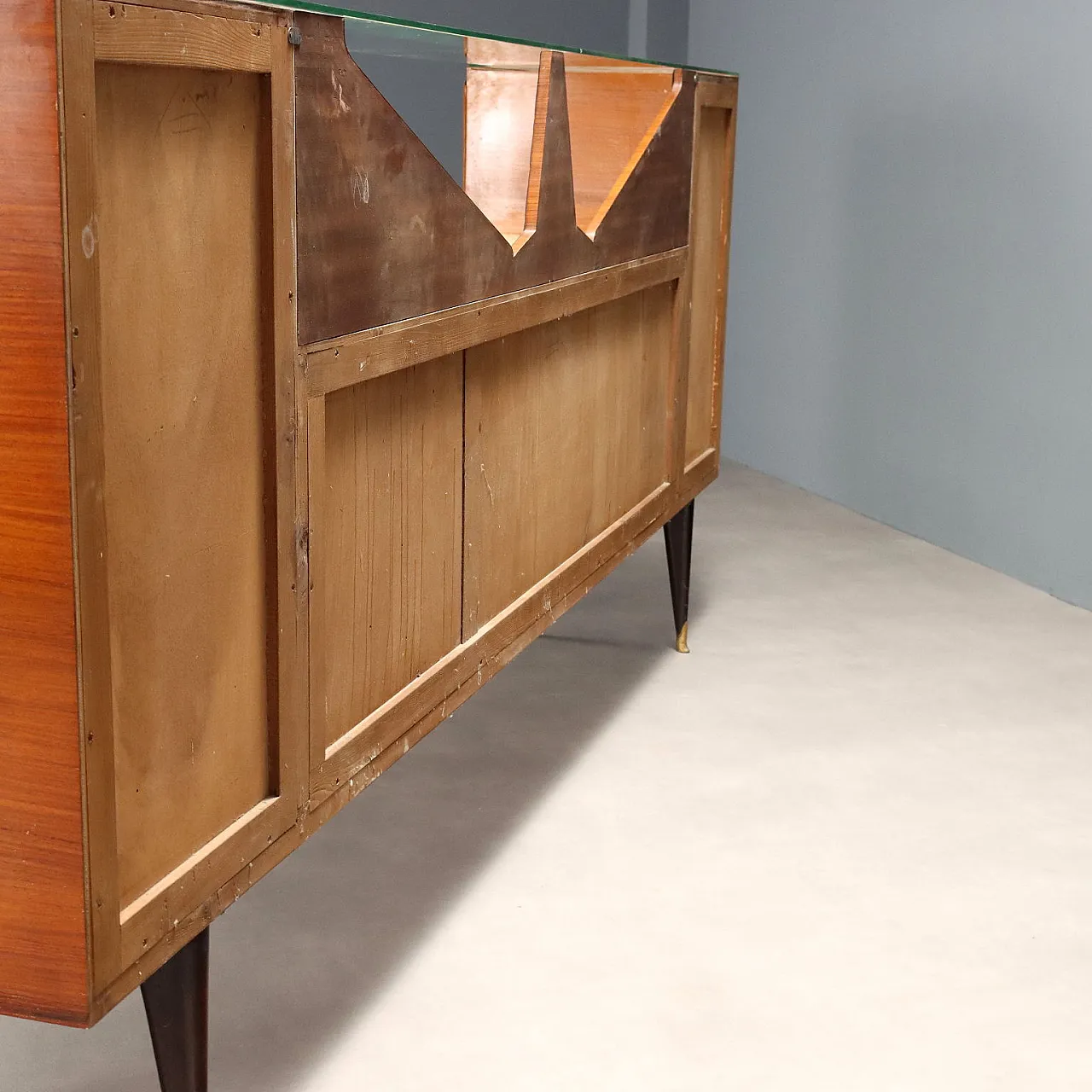 Mobile in legno impiallacciato ed esotico, anni '50 8