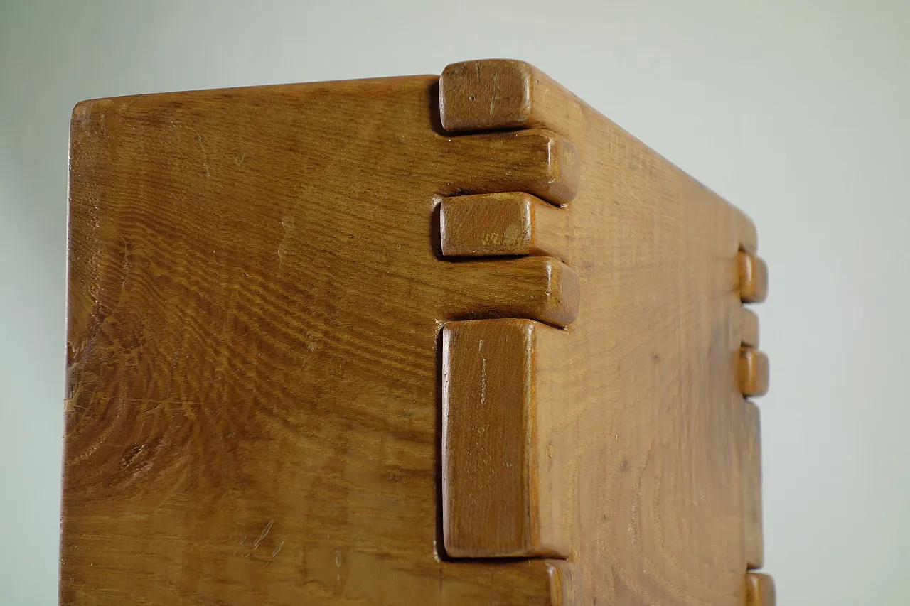 Lampada da parete modernista in legno, anni '60 7