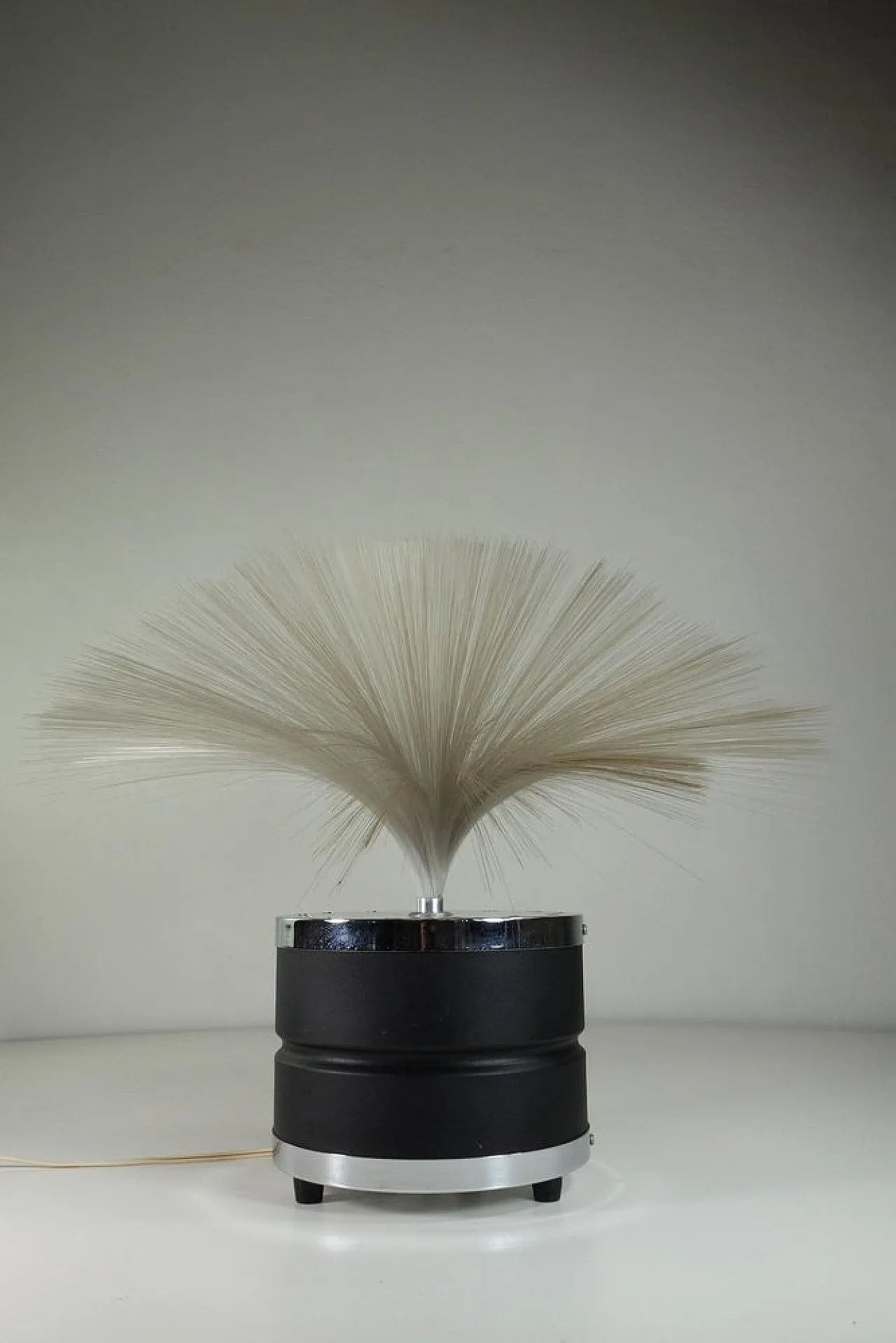 Lampada da tavolo Space Age in fibra ottica, anni '60 2