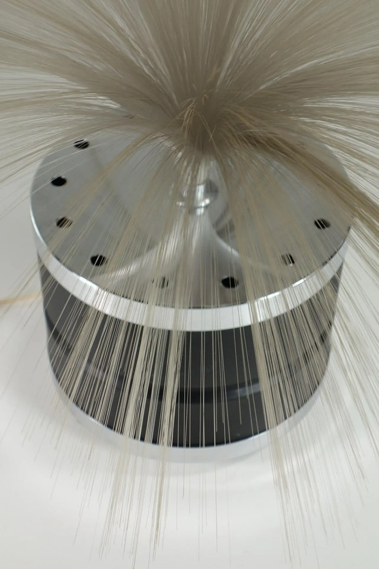 Lampada da tavolo Space Age in fibra ottica, anni '60 3