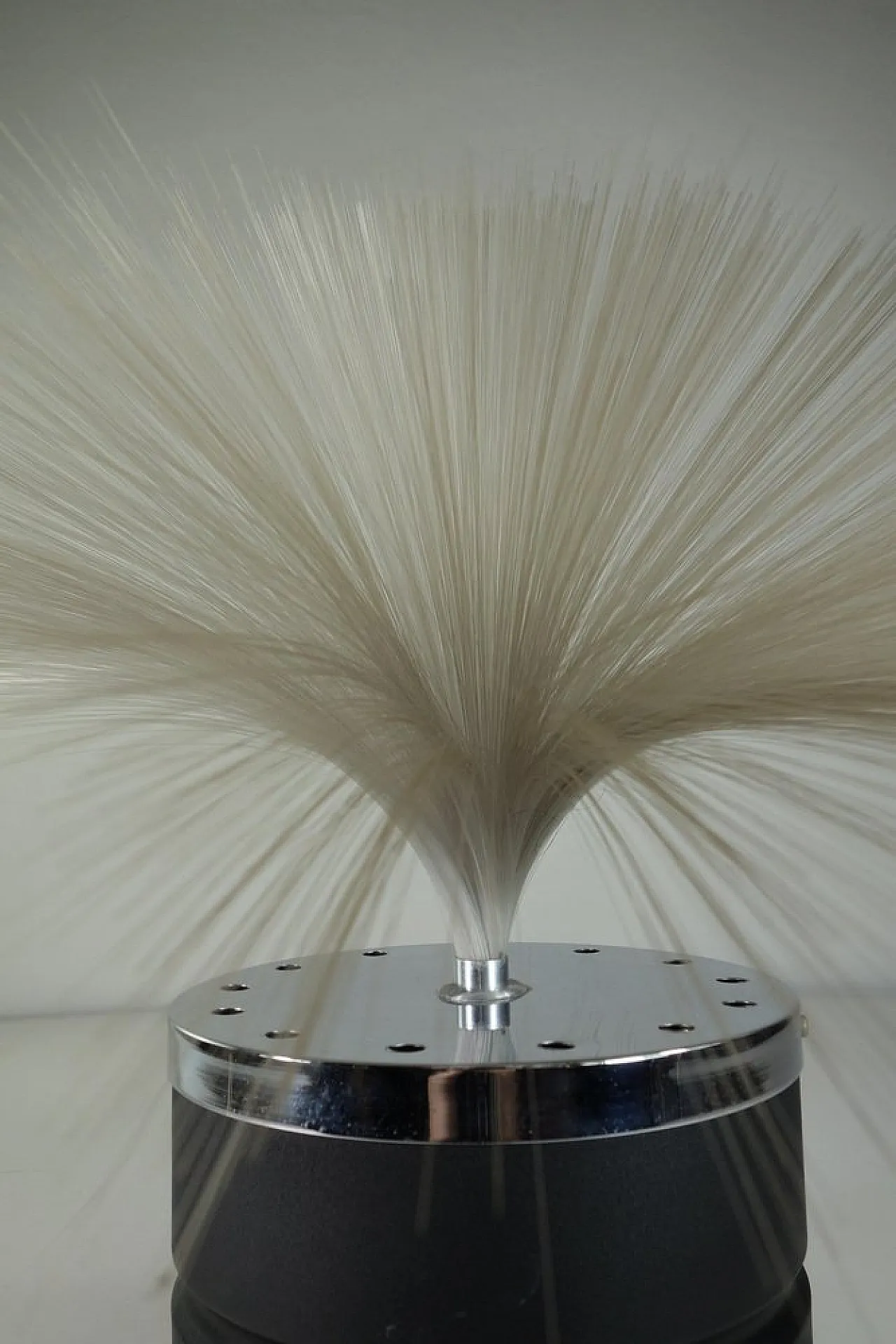 Lampada da tavolo Space Age in fibra ottica, anni '60 5