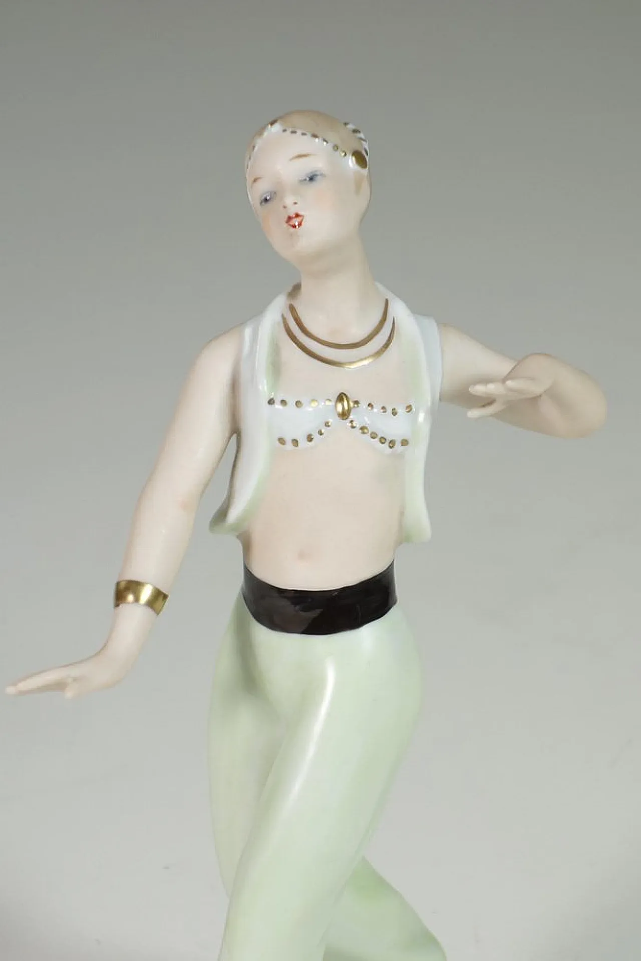 Odalisc porcelain Art Deco figure by Wallendorf, 1940s 5