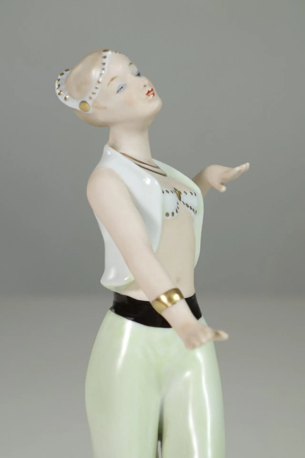 Odalisc porcelain Art Deco figure by Wallendorf, 1940s 6