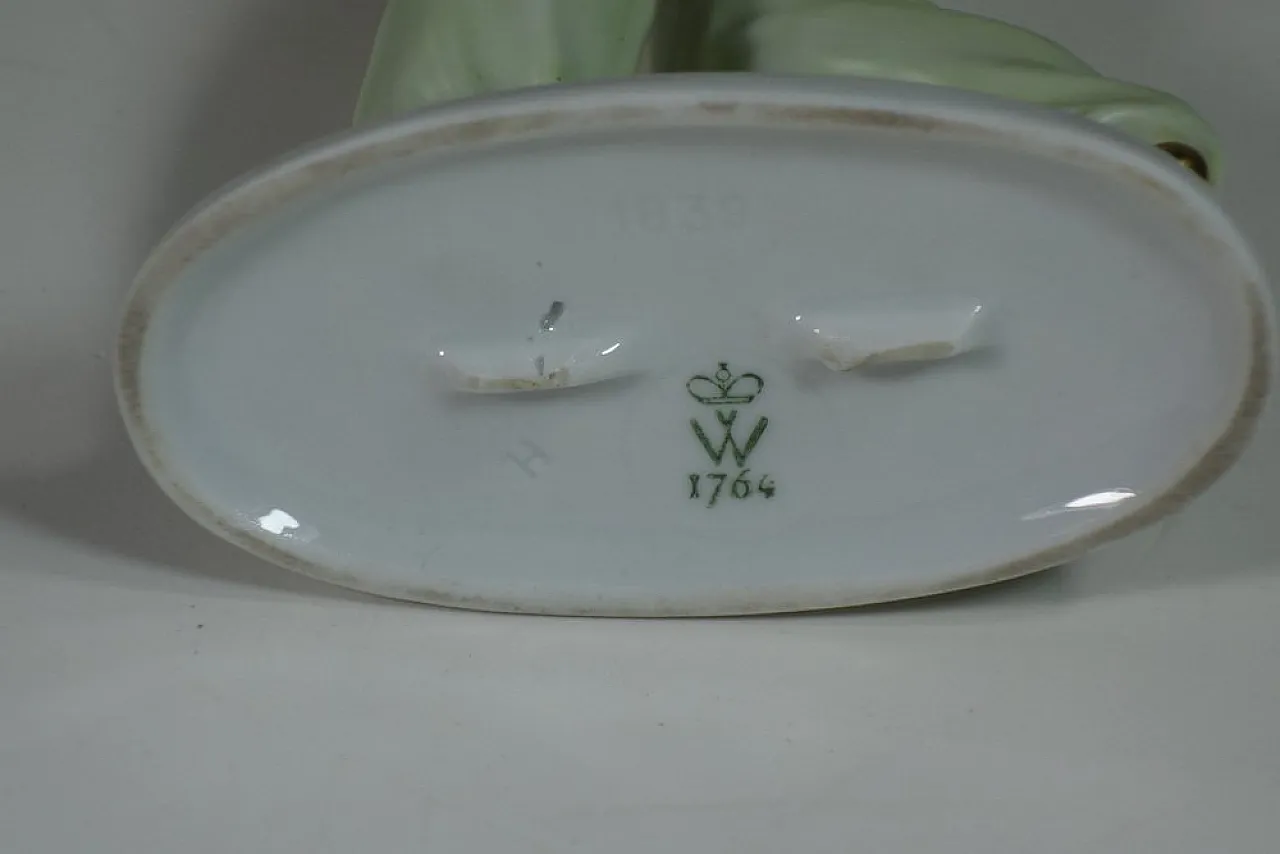 Odalisc porcelain Art Deco figure by Wallendorf, 1940s 7