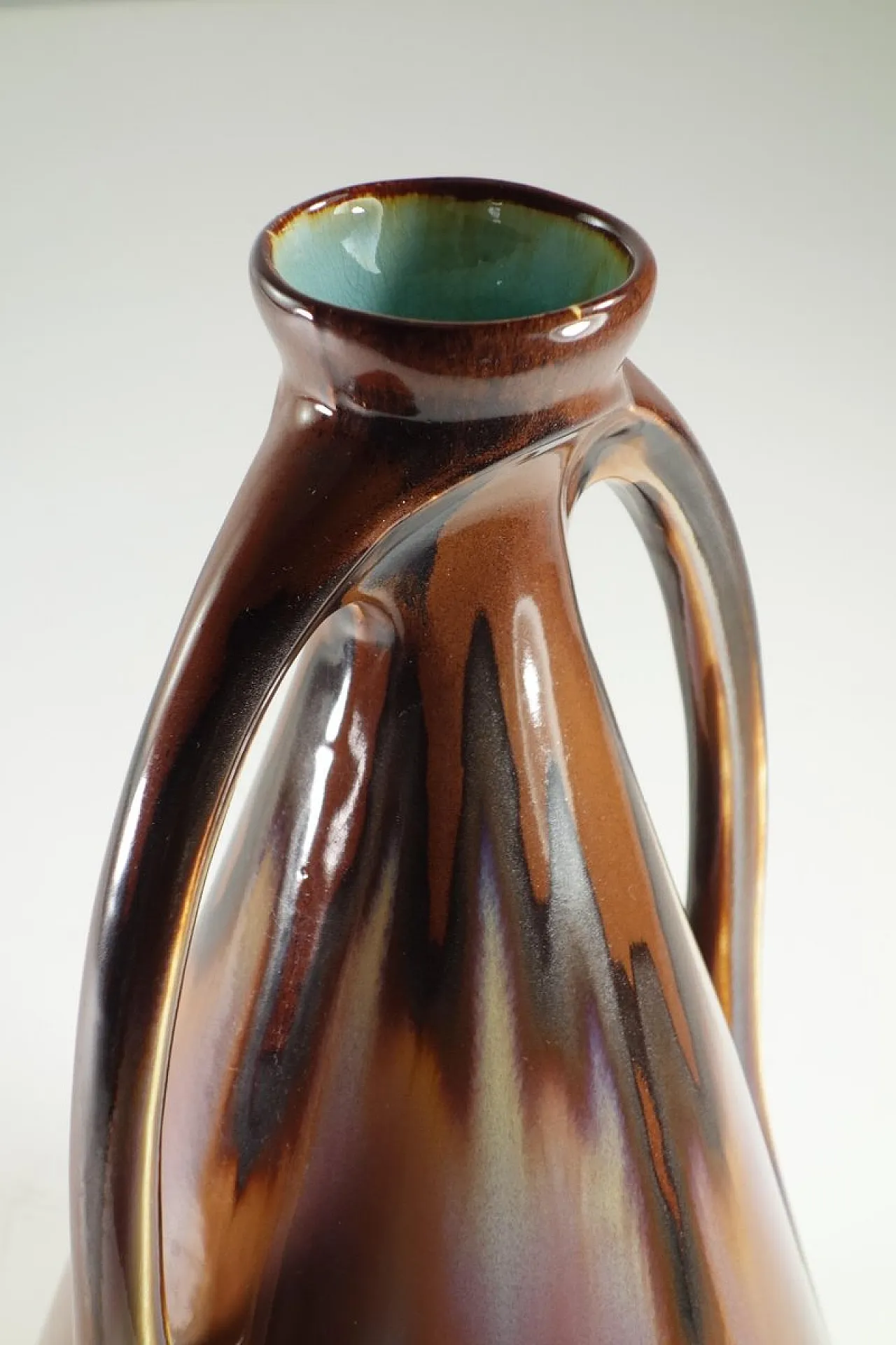 Vaso Art Nouveau in ceramica, metà '800 6