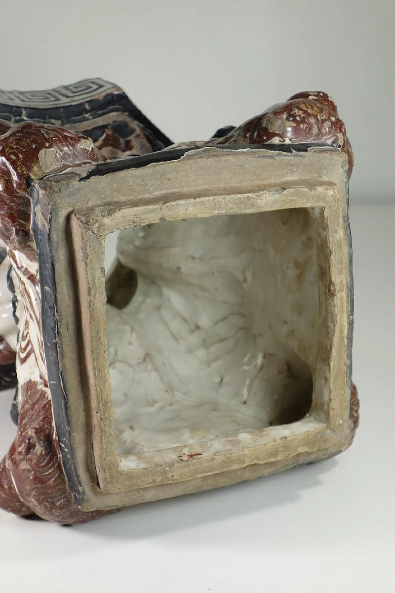 Ceramic maiolica vase by Giustiniani, 19th century 10