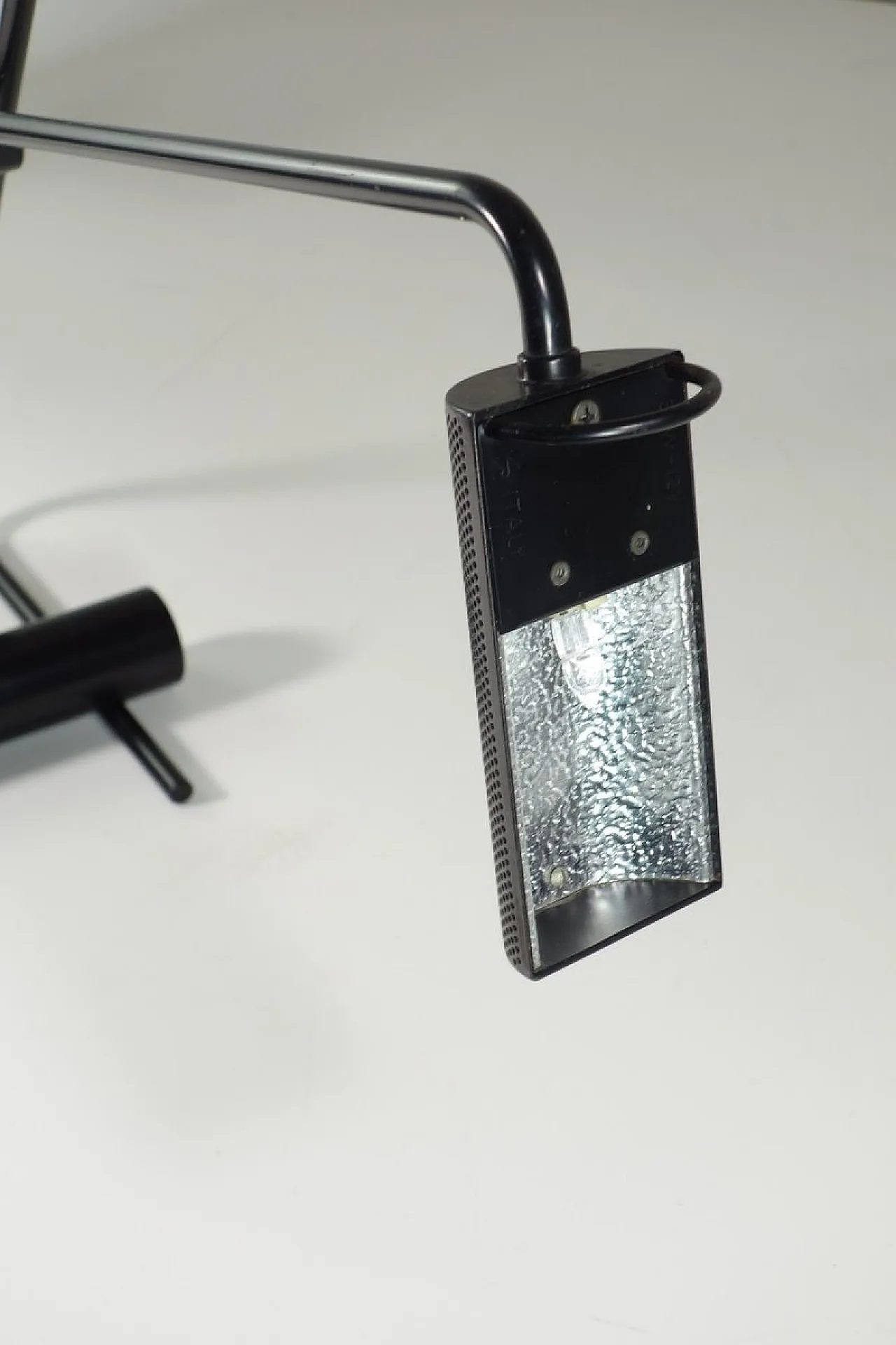 Lampada da scrivania nera, anni '80 7