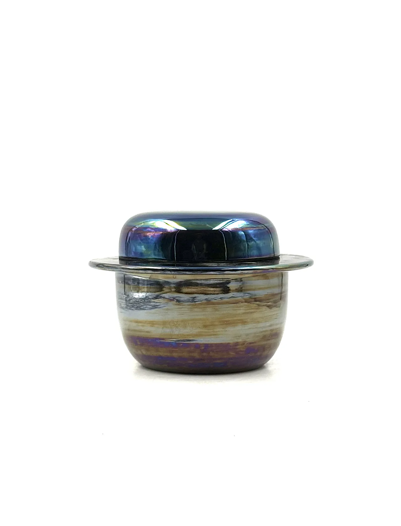 Mid-Century iridescent ceramic, Ceramiche Paoli Italy 1970 1