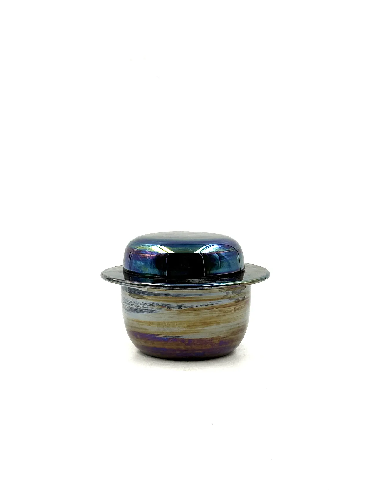 Mid-Century iridescent ceramic, Ceramiche Paoli Italy 1970 3