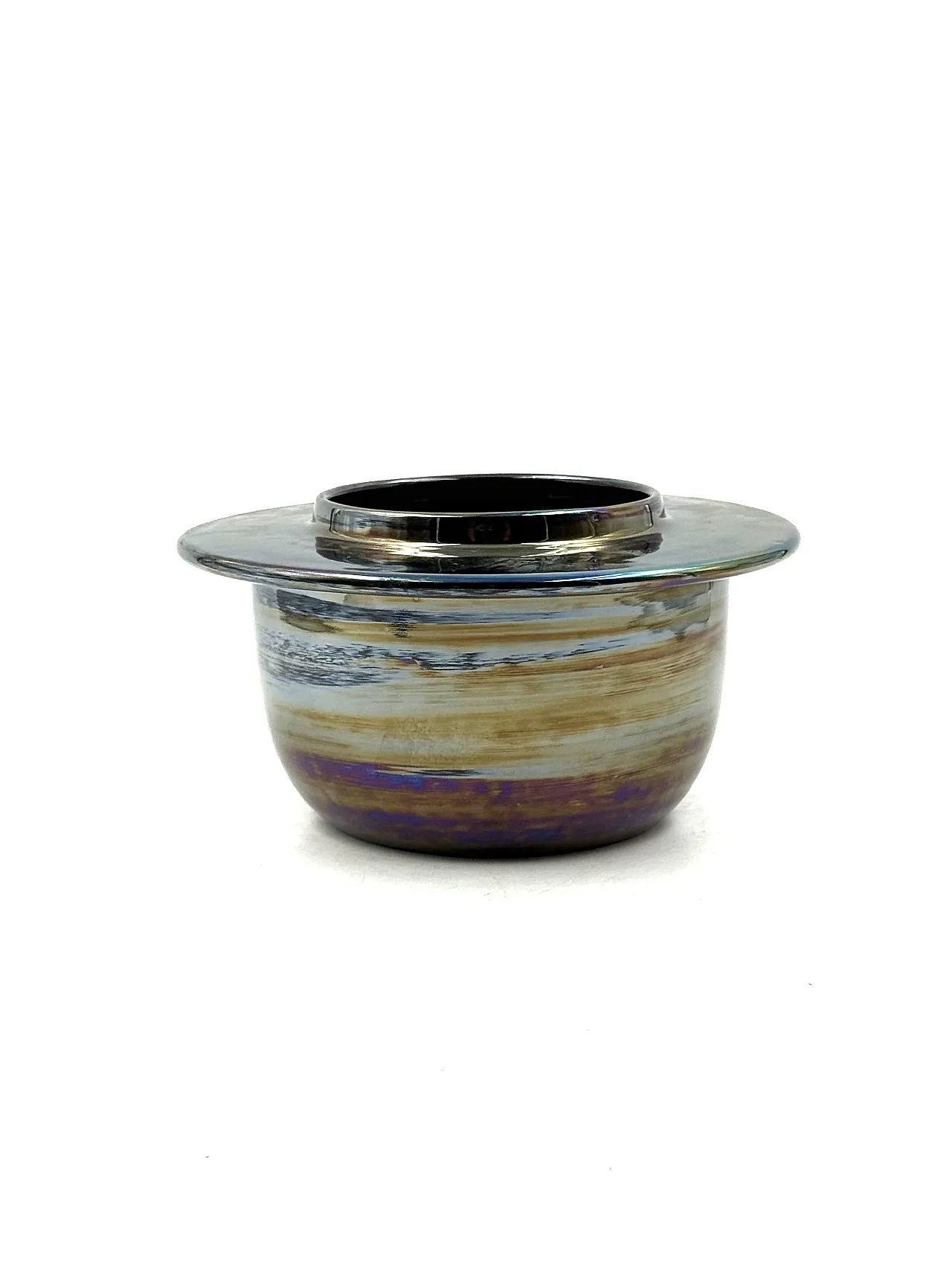 Mid-Century iridescent ceramic, Ceramiche Paoli Italy 1970 8