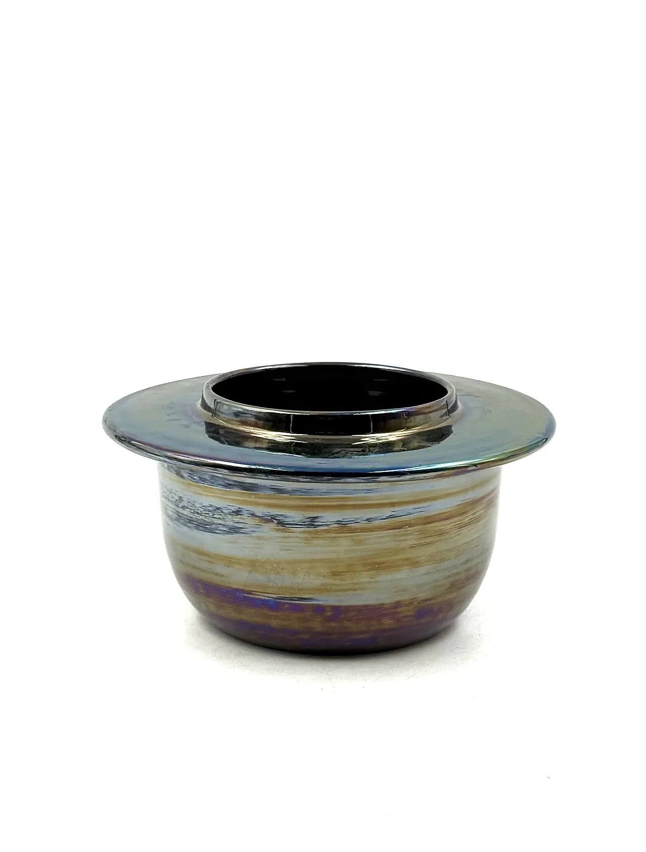 Mid-Century iridescent ceramic, Ceramiche Paoli Italy 1970 10