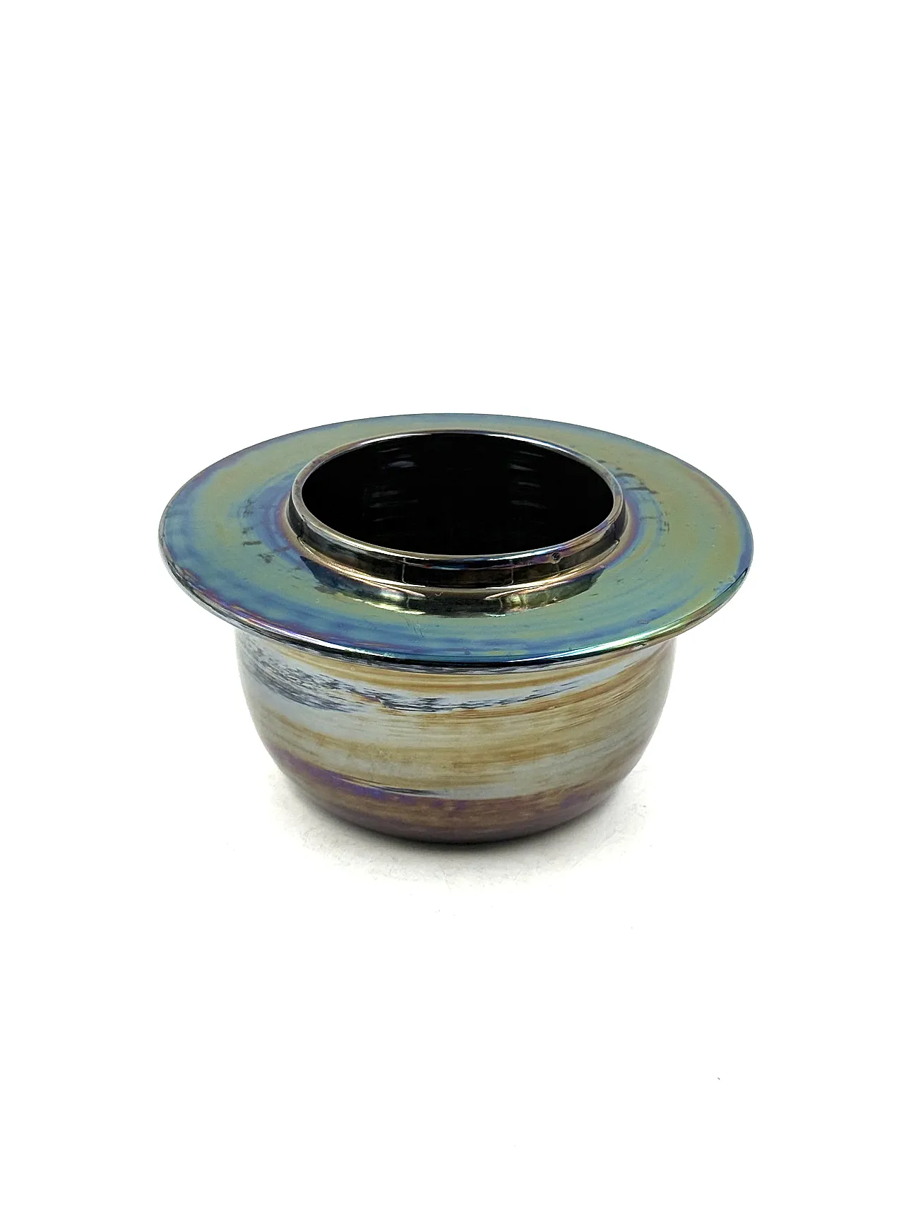 Mid-Century iridescent ceramic, Ceramiche Paoli Italy 1970 11