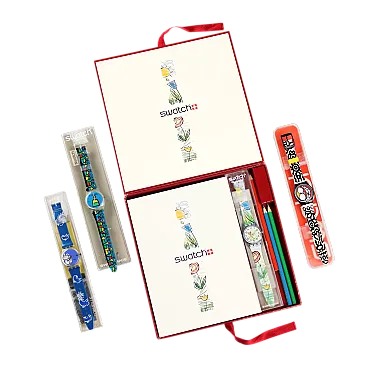 3 Orologi Swatch a tema colori, edizione francese, anni '90