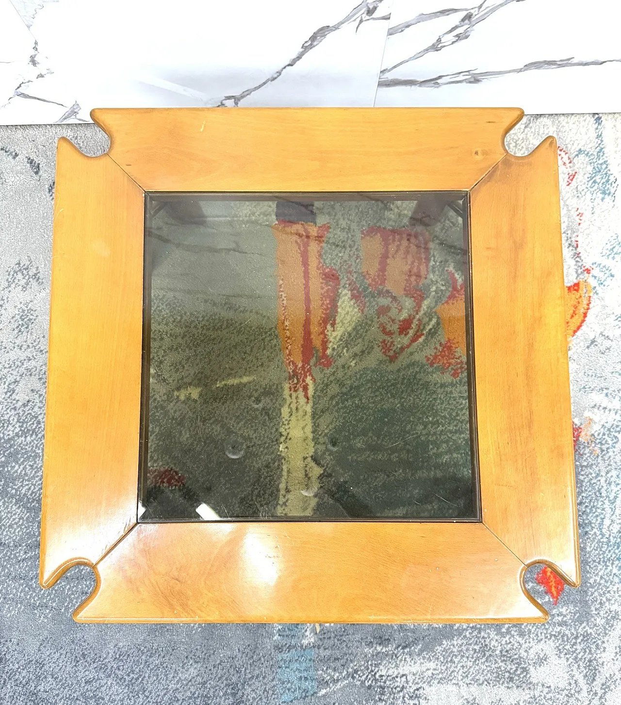 Wooden coffee table by Afra and Tobia Scarpa, 1960s 9