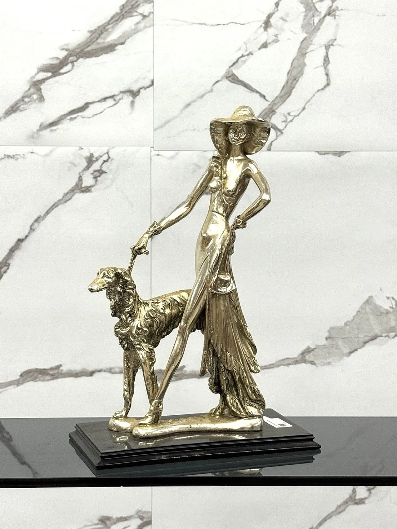 Silver resin sculpture by Amilcare Santini, mid-20th century 1