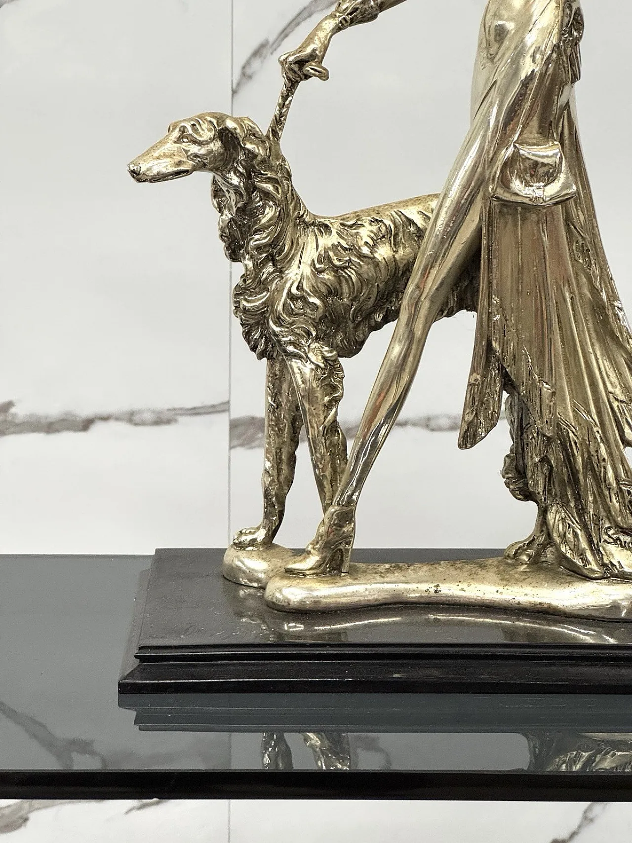 Silver resin sculpture by Amilcare Santini, mid-20th century 3