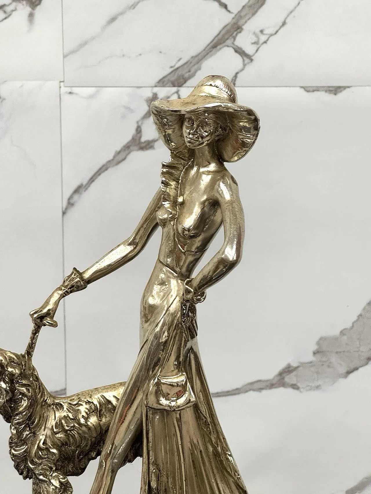 Silver resin sculpture by Amilcare Santini, mid-20th century 4