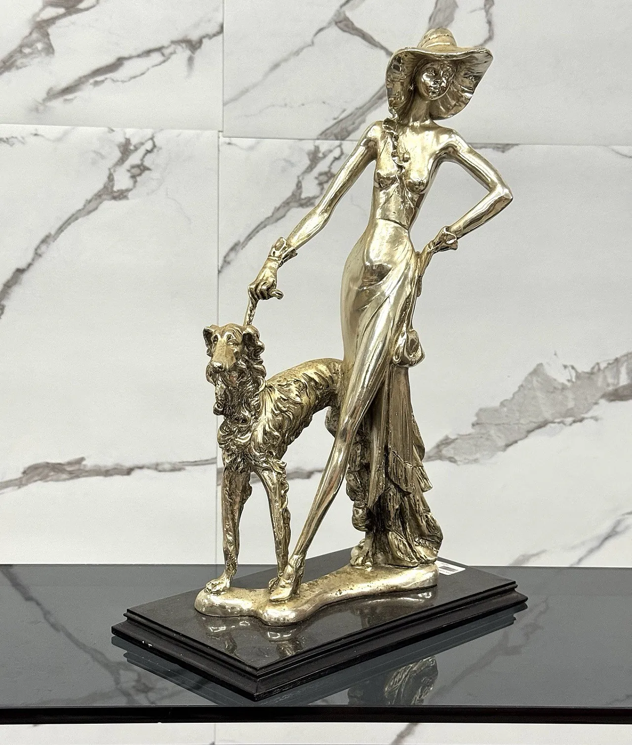 Silver resin sculpture by Amilcare Santini, mid-20th century 5
